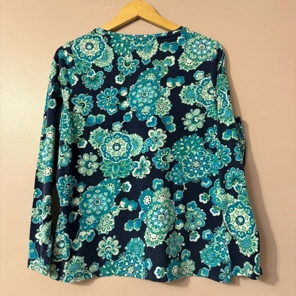 Talbots Crewneck Shirt Floral Women Size  1X - Picture 7 of 7